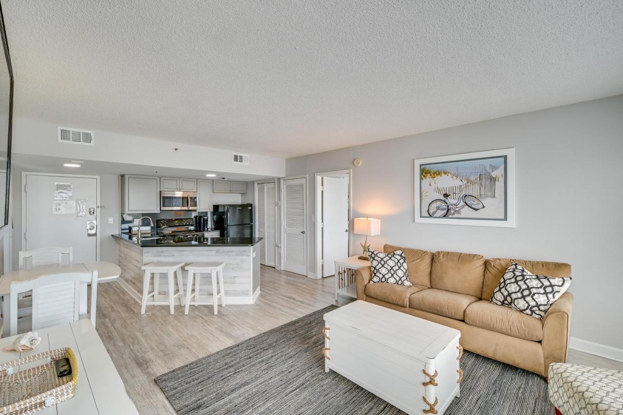 Oceanfront Myrtle Beach Condo With Balcony And Views! Bagian luar foto