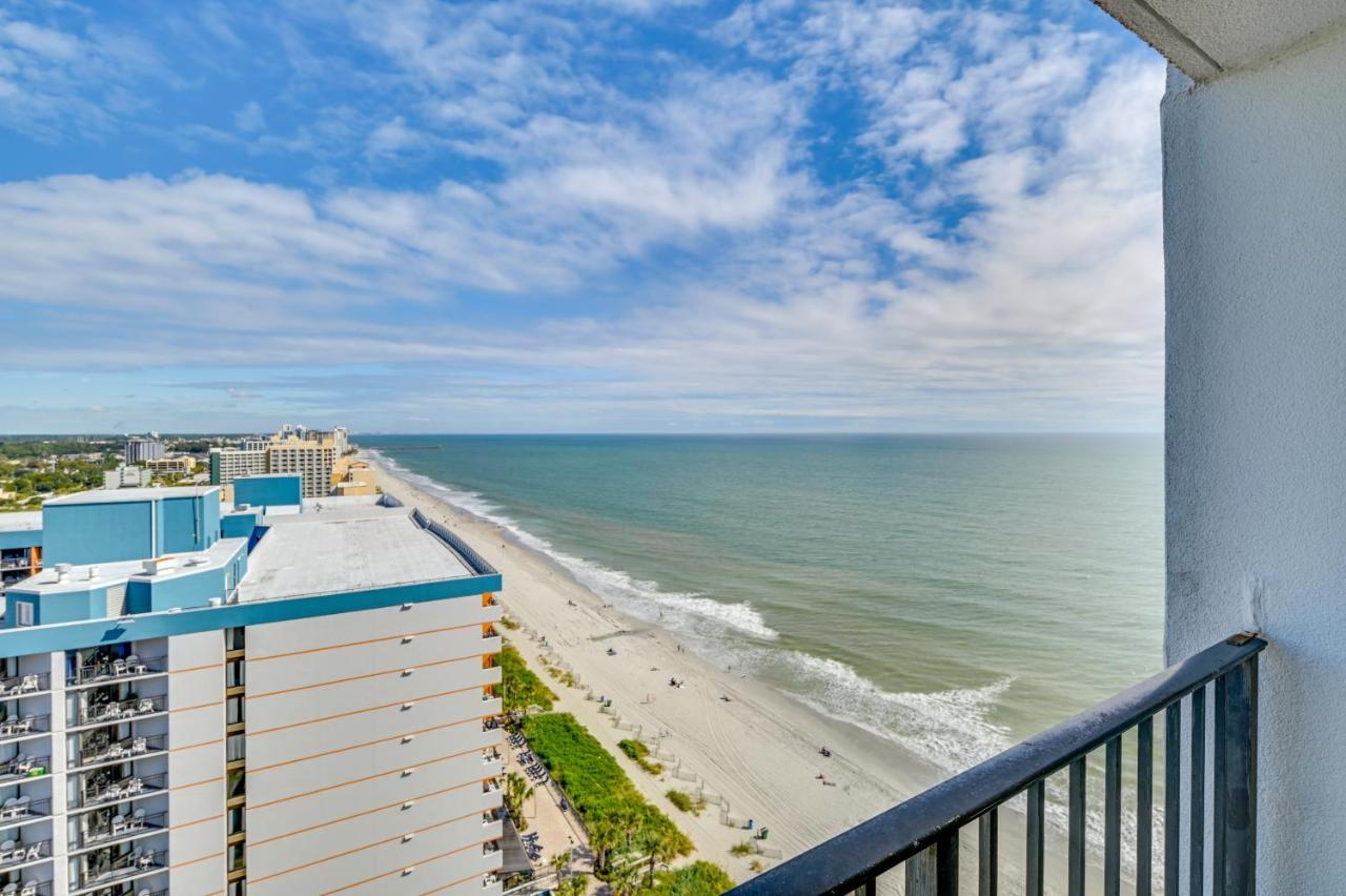 Oceanfront Myrtle Beach Condo With Balcony And Views! Bagian luar foto