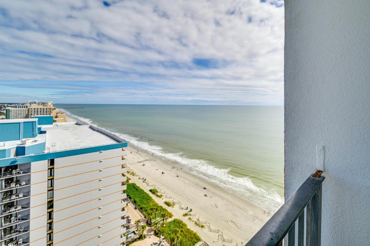 Oceanfront Myrtle Beach Condo With Balcony And Views! Bagian luar foto