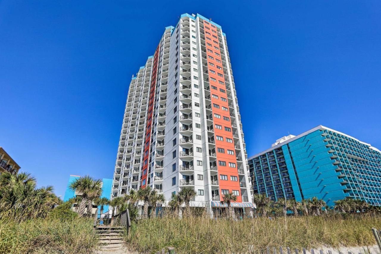 Oceanfront Myrtle Beach Condo With Balcony And Views! Bagian luar foto
